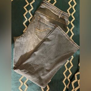 Lane Bryant 20W distressed bootcut jean